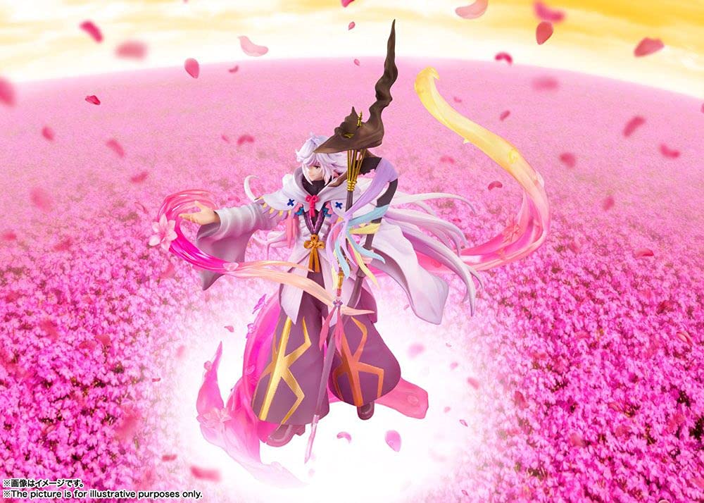 TAMASHII NATIONS Figuarts ZERO Order Absolute Demonic Front Babylonia Flower Magician Merlin 250 мм окрашенная полная фигурка Fate/Grand - - прибл.