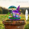 Glowing Mushrooms, 2D Flat Acrylic, Decoration, Suitable for Garden, Lawn, Patio, Outdoor, Christmas, Halloween