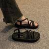 Fish Toes Осенние черные шлепанцы Мужские почтовые ботинки Обувь Роскошные сандалии Мужские кроссовки Спортивная обувь для развлечений Sapatilla