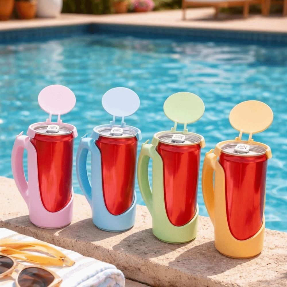 Cup Lid Coke Can Holder Multifunctional Handles for Beverages Can Energy Drink Holders  For Cola