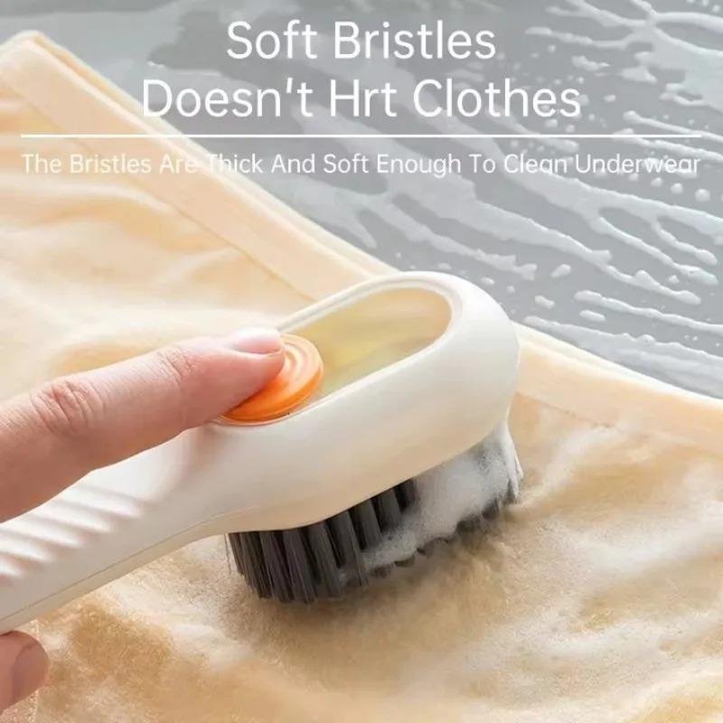 Fashion Multifunction Shoe Brush Soft Bristled Liquid Filled Up Wash Shoe Cleaning House Accessories Clean Kitchen Tools