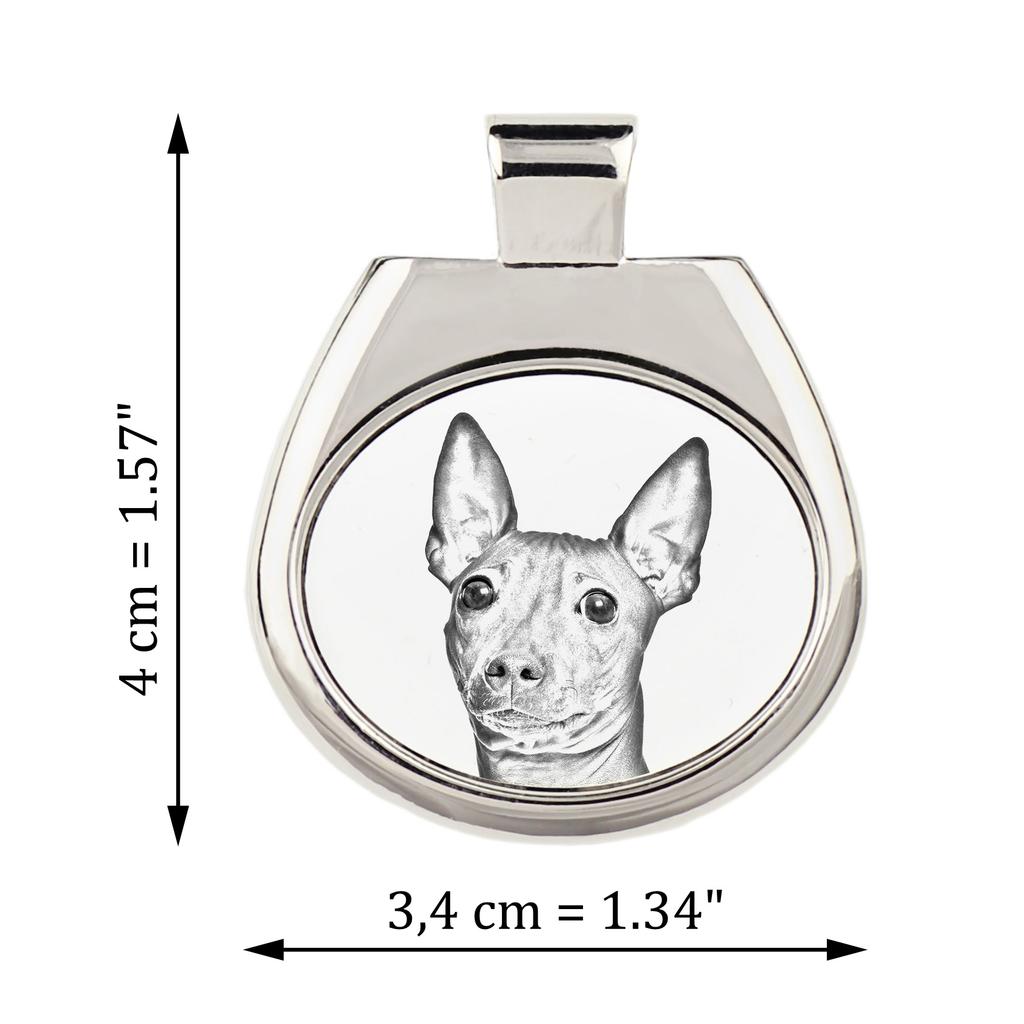 Amerykański Terier Bezwłosy - Naszyjnik Z Psem, Personalizowana Zawieszka Ze Zdjęciem, Wyjątkowy Naszyjnik Dla Kobiet I Mężczyzn Marki Art-Dog