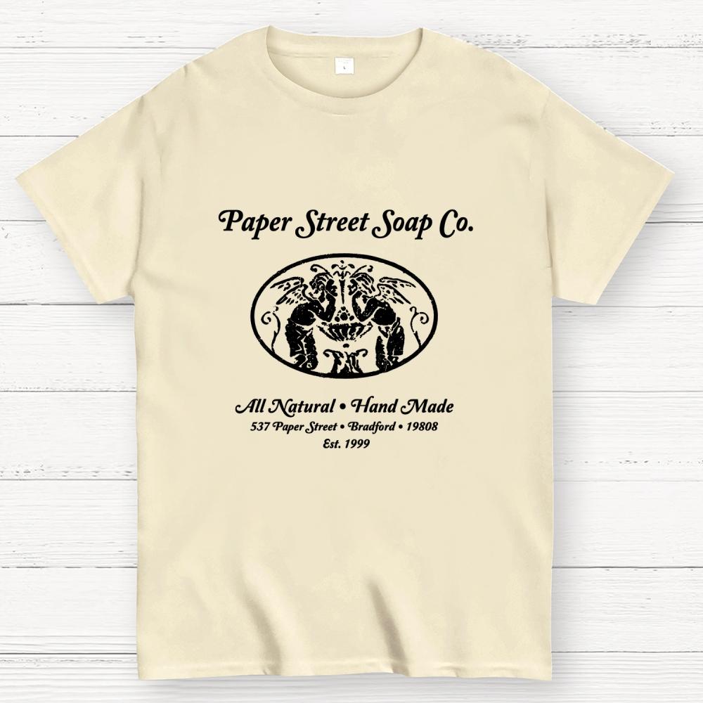 Paper Street Soap Company Арт-принт Хлопок Повседневный Крутой Свободный Футболка