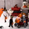 4pcs/set Hanging Halloween Decoration Pendant Pumpkin Black Cat Ghost Skeleton Halloween Home Party Small Pendants