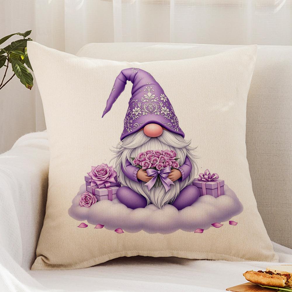 Мультяшный E-Everyday G-GnomesS Наволочка Премиум Комфорт Двусторонняя Наволочка - Двойной - Дизайн для Дома и Автомобиля