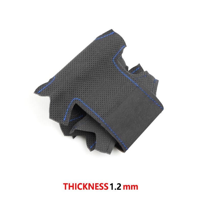 Car Steering Wheel Suede Perforated Leather Cover Trim For BMW M Sport F30 F32 F34 F36 F20 F45 F10 F12 F48 F25 F26 F15 F16