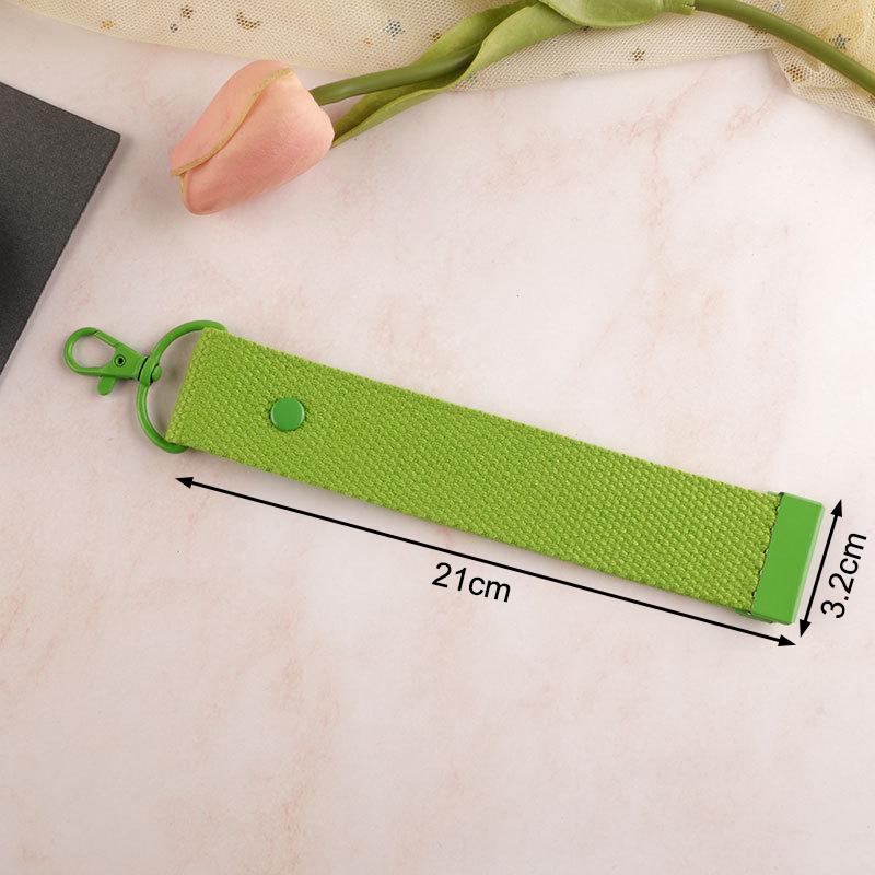 New Fashion Cotton Keychain Lanyard Car Keys Canvas Strap Keyring Schoolbag Backpack Pendent Key Chain Wrist Straps