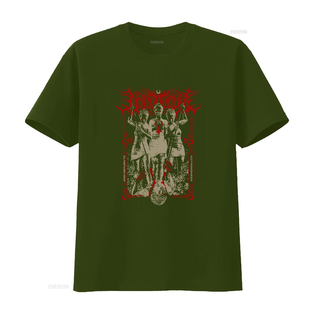 Lorna Shore Drip T Shirt Metal Music Will Ramos Of The Abyss Cotton Sizes S To 5xl Vintage Washed Top For Everyday Wear