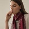 BB’DE SOLI’DE Dot Paisley Modal Scarf-wine