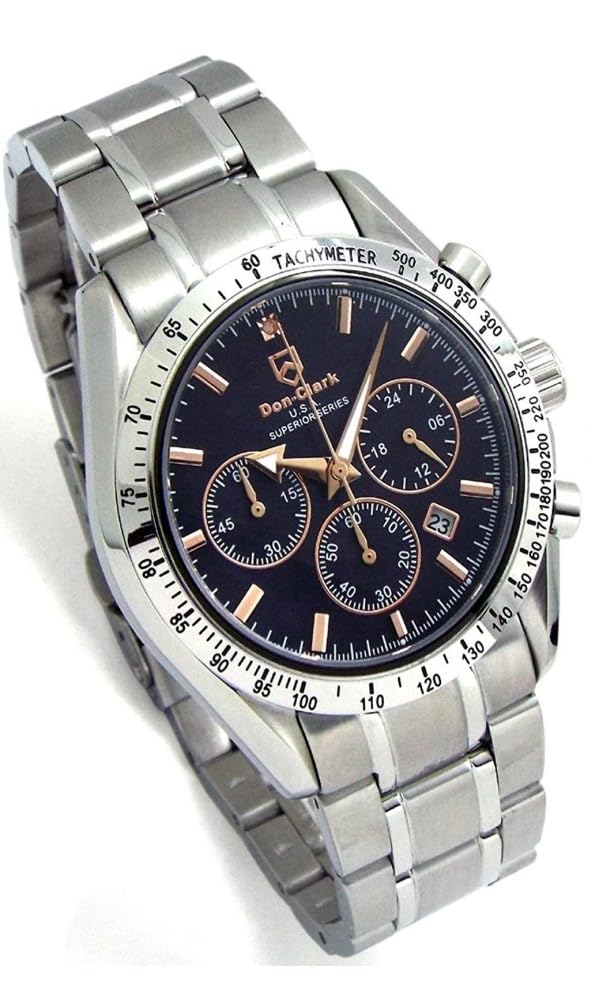 Ограниченная модель парных часов Don Anne Clark Высокопроизводительный тахиметрический хронограф Оснащен японским механизмом отечественного производства Полностью из нержавеющей стали