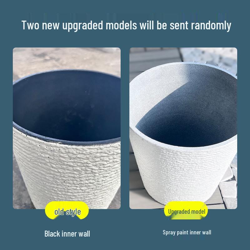 Extra-Large Thickened Plastic Flower Pot for Indoor Trees