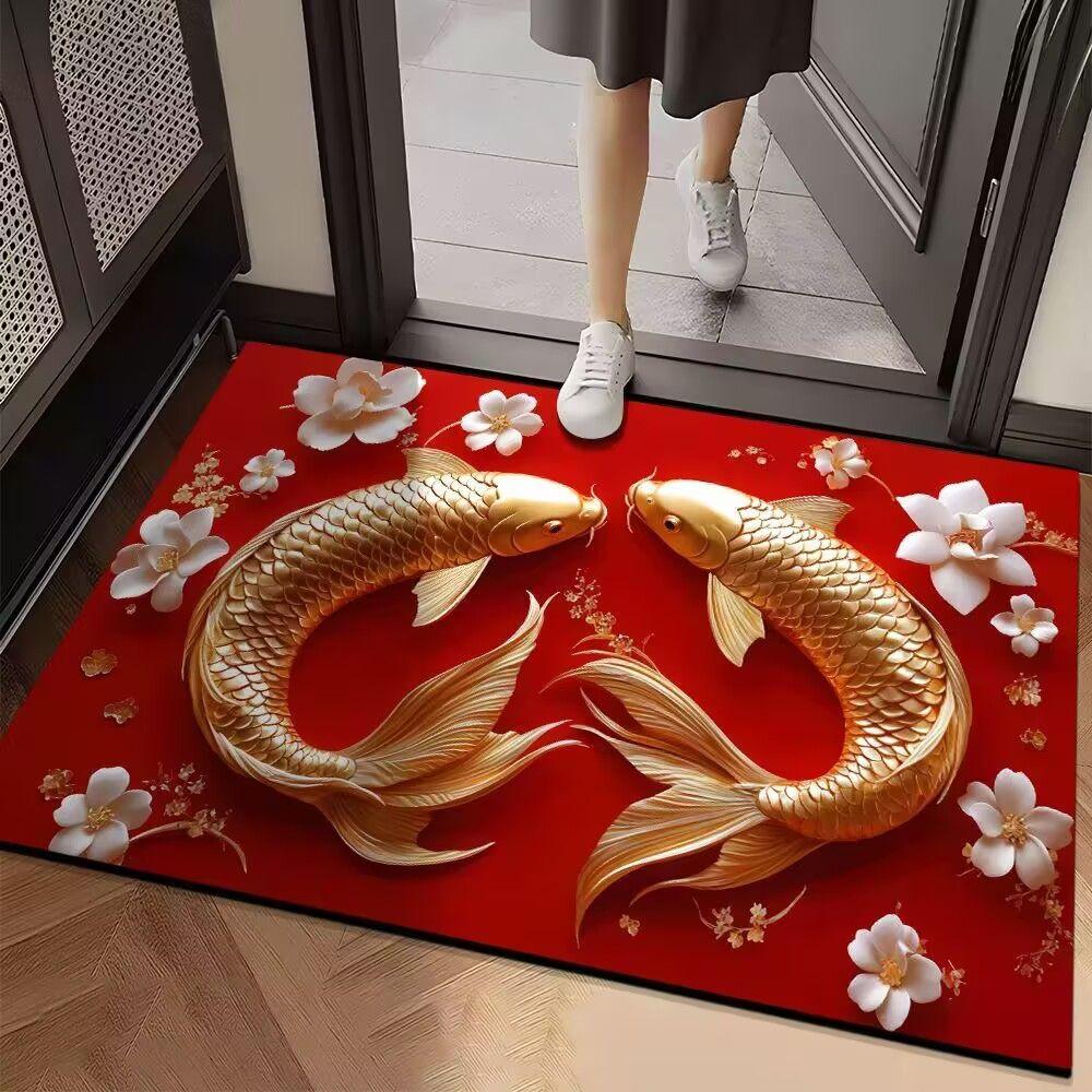 Diatom Floor Mat Absorbent Bathroom Anti Slip Bathroom Absorbent Foot Mat Kitchen Entrance Wear-resistant Mat