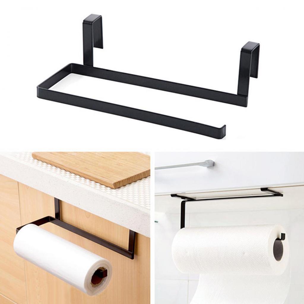 Organizer Rack Cabinet Paper Towel Hanger Bathroom