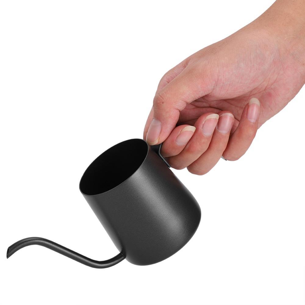 NonStick Coating Gooseneck Coffee Kettle Fine Pointed Spout Pour Over Kettle Coffee Making