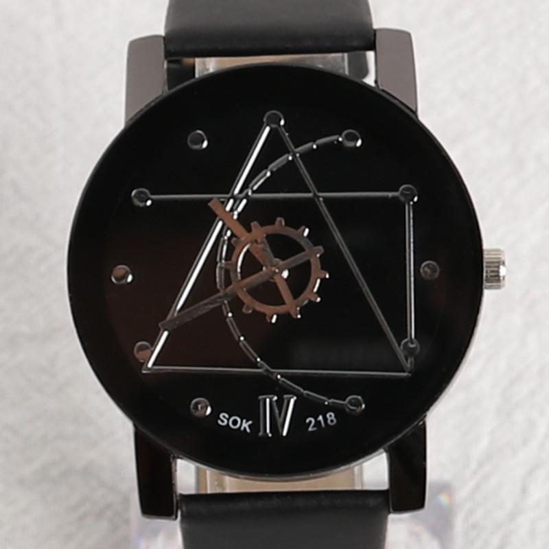 2019 Корейский стиль Мужские и женские кварцевые часы с ремешком из натуральной кожи - Модные и быстрая доставка