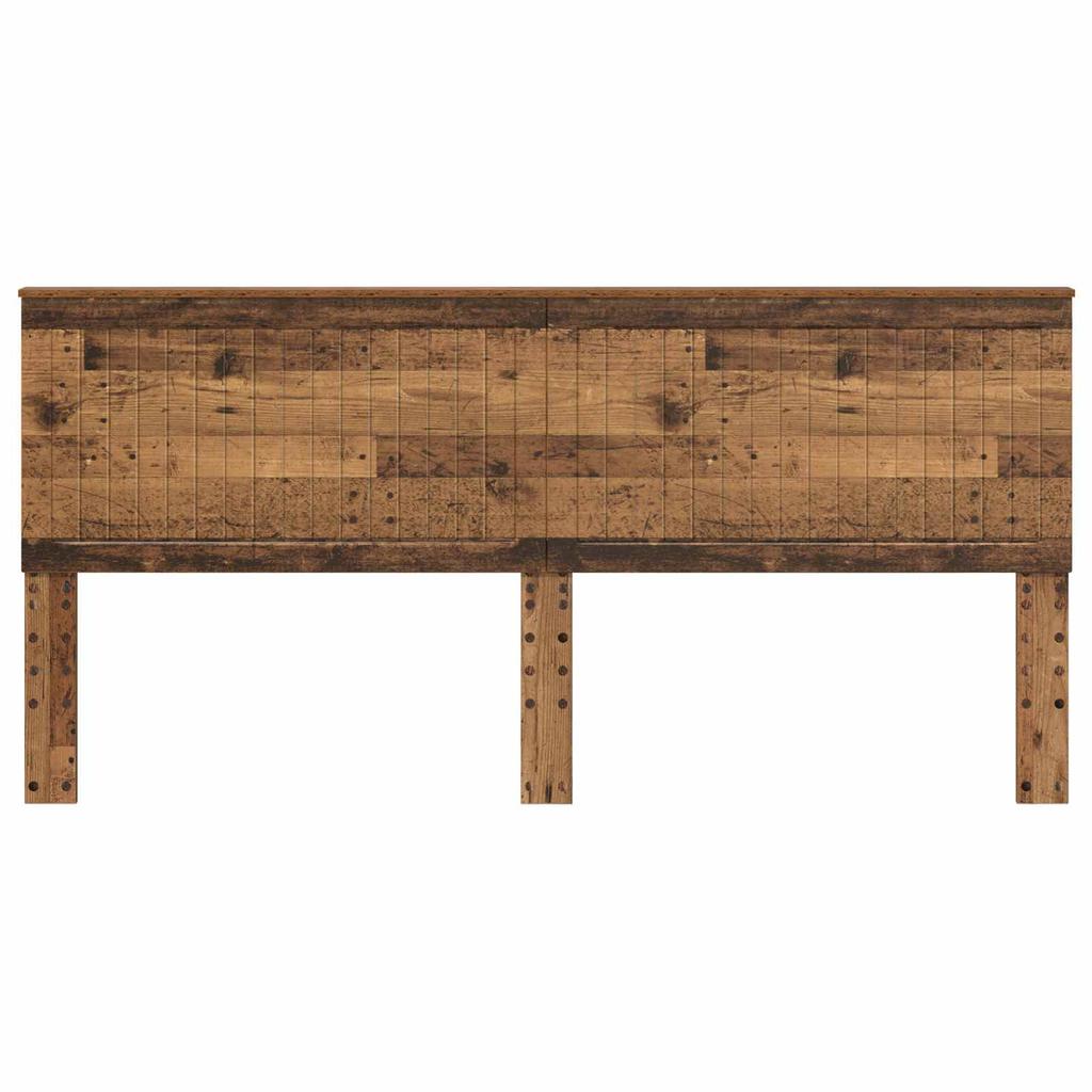 Headboard with Reclaimed Wood Look 200 cm Particleboard