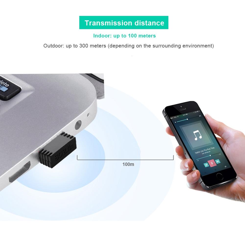 Высокоскоростная сетевая карта USB Wifi адаптер USB2.0 WiFi передатчик приемник 300 Мбит/с