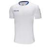 Kelme 3891060 Тренировочная футболка с коротким рукавом Белый/Королевский синий