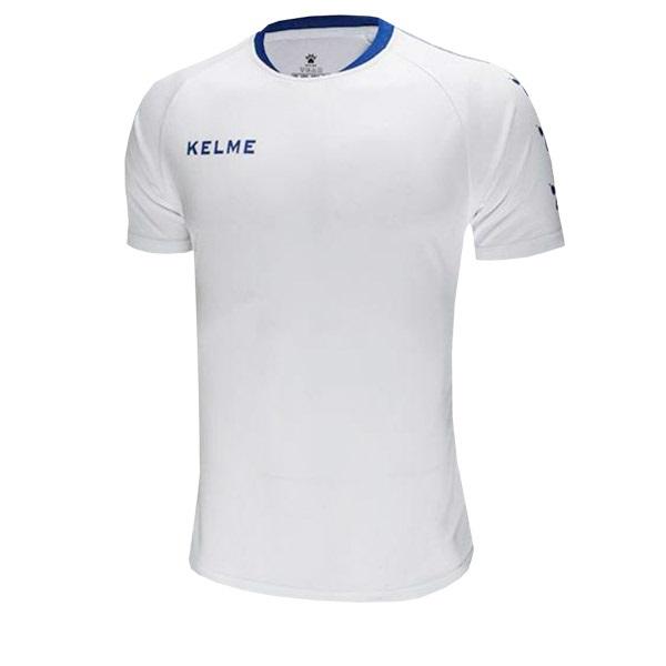KELME 3891060 Тренировочная футболка с коротким рукавом Белый/Королевский синий