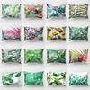 30x50cm Tropical Plant Polyester Pillow Cases Sofa Chair Living Room Home Decoration Green Leaves Plant Sunflower Pillowcase