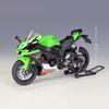 Welly 1/12 Scale 2021 Kawasaki Ninja ZX-10R Alloy Motorcycle Model Simulation Diecast Metal Scale Motorcycle Model Childrens Toy Gifts