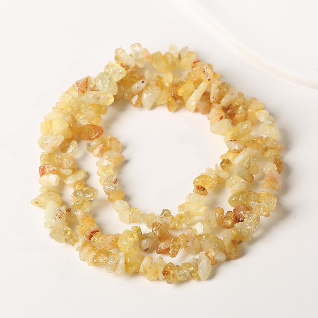 Ожерелье из натурального аметиста, 80 см - Полированные, Неправильные полоски для изготовления украшений и браслетов своими руками