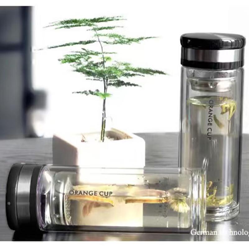 Aiyiyao Double Wall Glass Cup 320ml