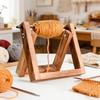 Rotating Wool Storage Rack Detachable Frame Handmade Yarn Spool Organizer Wooden Wire Winding Rack Tailoring Supplies