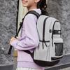Li Ning Kids Sports Leisure Reflective Large Capacity Backpack Kids Backpack Coin-Gray YBSS069-2