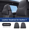 Для 24 BYD Sealion 7 Sea Lion 07 EV Автомобильные Специальные Подушки для Подголовника и Поясницы из Искусственной Кожи Оригинального Цвета Автомобильные Аксессуары для Интерьера