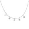 [Q4608] - Silver Necklace 'A Star Is Born' Silver (rhodium-plated) - 6 Mm