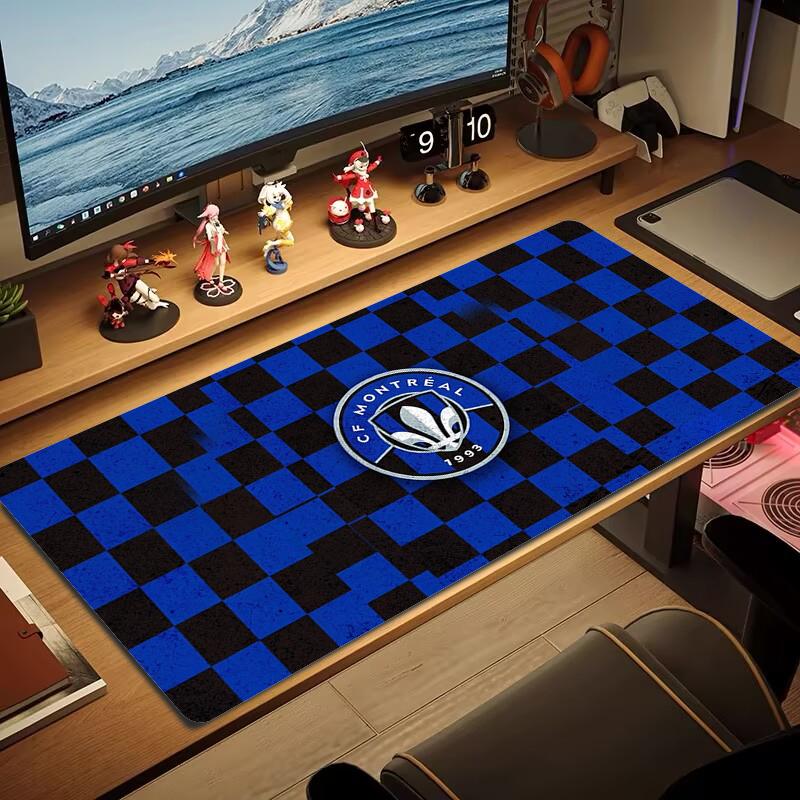 CF Montréal Mouse Pad Large Gaming Table Cushion Non-slip Laptop Tablet Big Mousepad XXL Mat Mini PC Playmat With Lock edge_xia