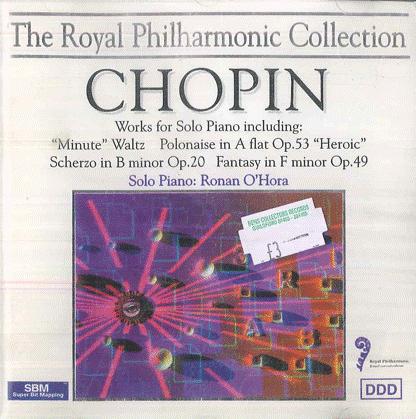 CD RONAN OHORA Chopin Works for Solo Piano TRP086 TRING INTERNATI 1996 UK Classical Used