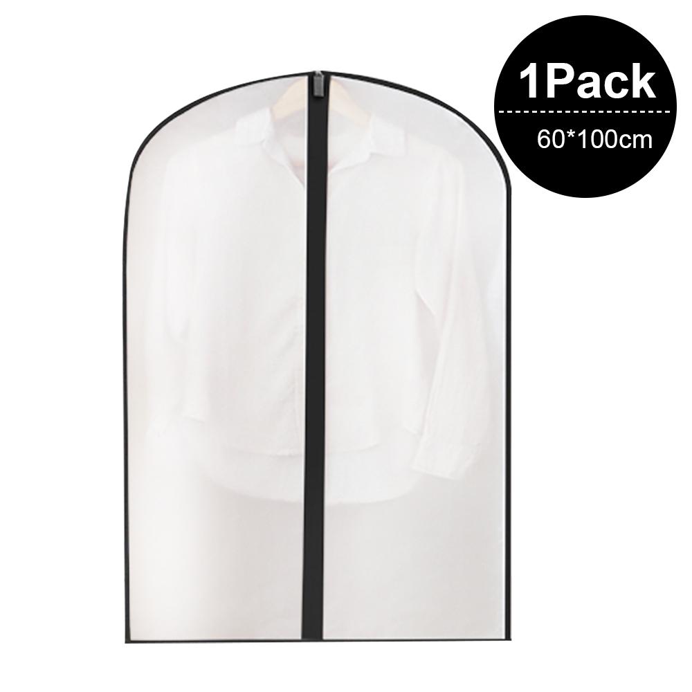 3D молния пылезащитный чехол для одежды хранение одежды гардероб костюм сумки шкаф вешалки чехол для одежды пылезащитный мешок подвесной органайзер 1 шт