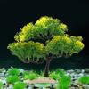 Моделирование водных растений, зеленое растение, аквариум, ландшафтный дизайн, пластиковое искусственное дерево, украшения для аквариума, аксессуары для аквариума