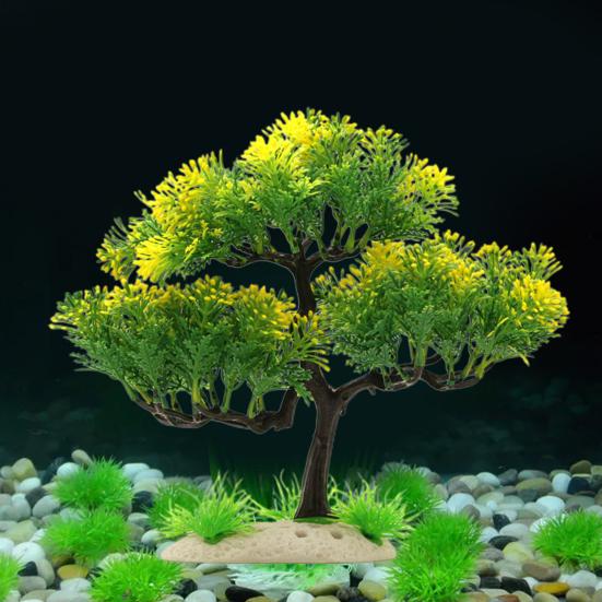 Моделирование водных растений, зеленое растение, аквариум, ландшафтный дизайн, пластиковое искусственное дерево, украшения для аквариума, аксессуары для аквариума