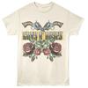 Guns N'Roses Розы И Оружие Натуральная Музыкальная Футболка