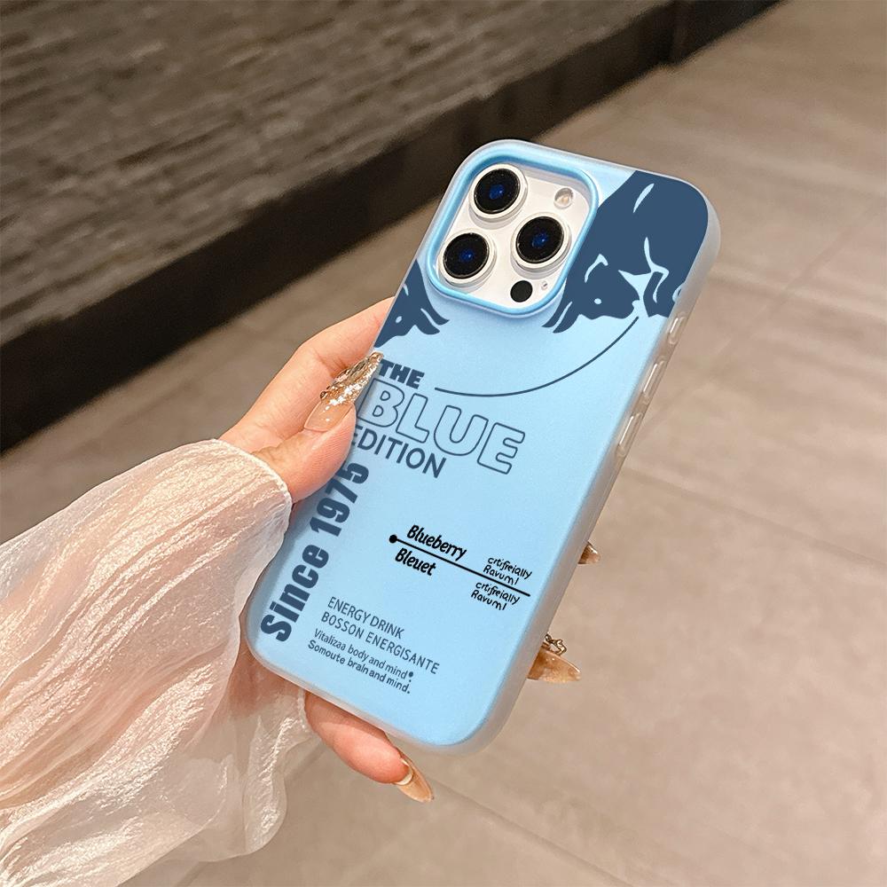 Модный узор корова Чехол для телефона Для iPhone 17 AIR 16 15 14 13 12 11 Pro Max Plus Матовый чехол с ощущением кожи