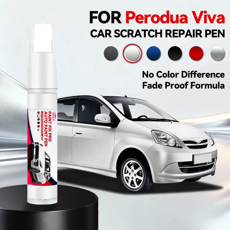 Vehicle for Exclusive Use For 1990-2026 Perodua Viva Paint Repair Pen Touch Up Scratch Remover DIY Auto Accessories Black White