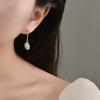 Ping An Hook Earrings New Chinese Style Simple Elegant Earrings Retro National Trendy Hanfu
