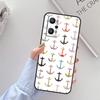 Stripes Anchor Boat Ship For Realme C67 C61 C75 C55 C53 C51 C21Y C25S GT 6 6T 5 GT7 Pro 10 11 12 13 14 Pro Plus Case