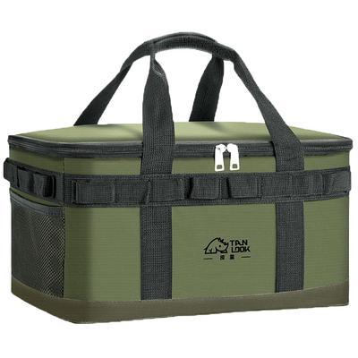 Термосумка Insulated Freshness с сеткой для пикника 23 л, (Горячий холодный), Сохранение, Карман, (оливковый)