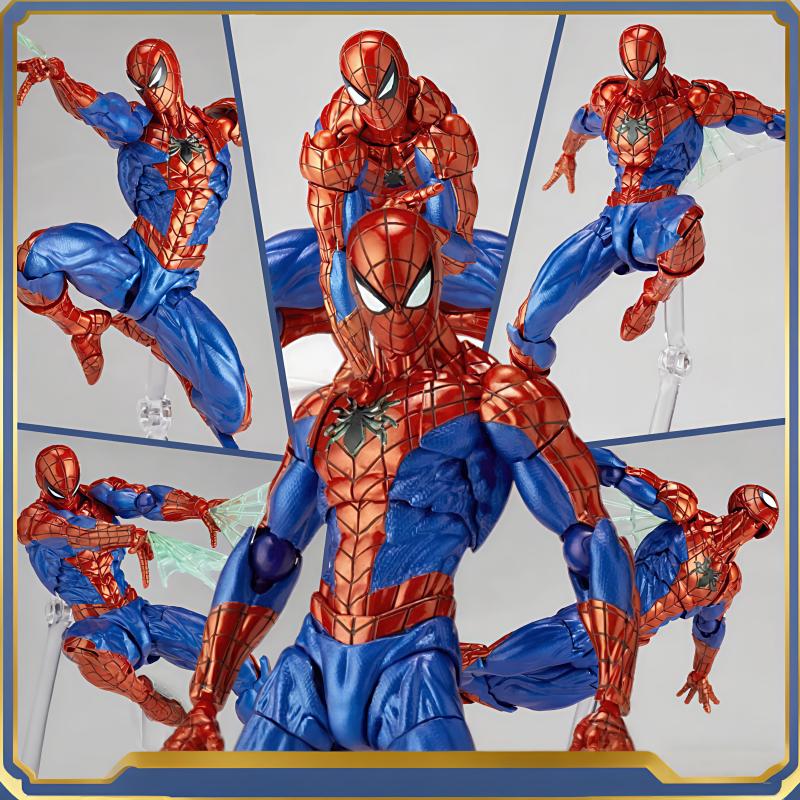 Ct Toys Mafex Человек-Паук 2.0 Питер Высококачественная Аниме Фигурка Действия Подвижная Модель Игрушки Крутые Игрушки Праздничные Подарки