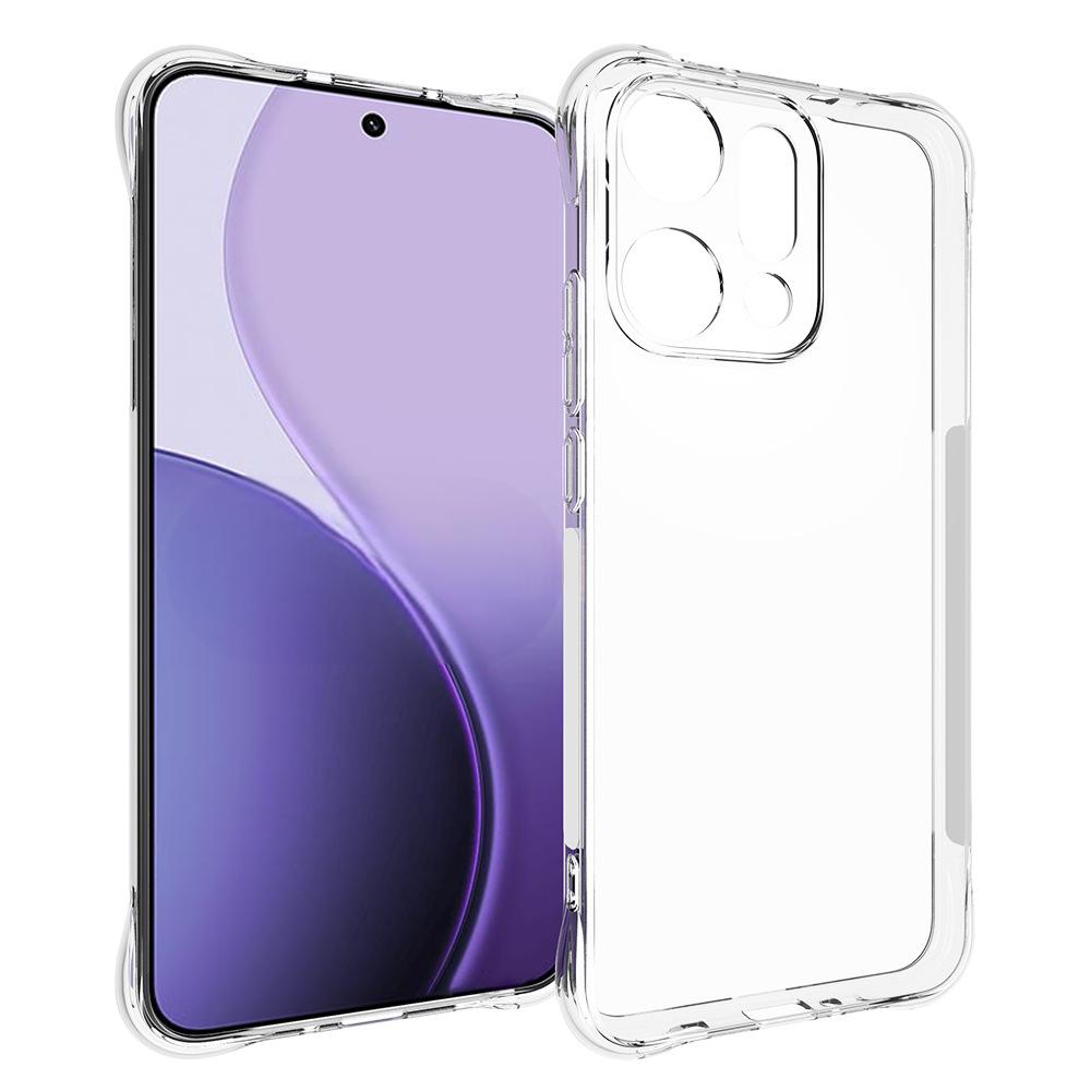 For Oppo Reno14 Pro 5G (Global) Case WANLONFENG WL Series 2.0mm TPU Phone Cover with Tempered Glass Film