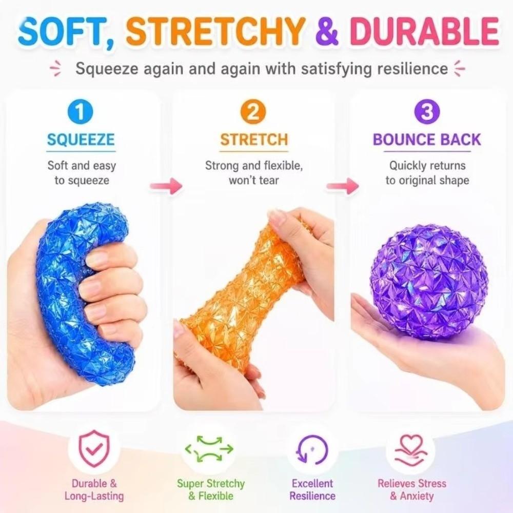 Shiny Ball Maltose Shiny Ball Soft Squeeze Slow Rebound Toy Cute Toy Squeeze Toy Daily Use