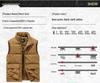 Men's Thickened Corduroy Vest - Fleece Lined, Stand Collar, Sleeveless, Plus Size, Warm Workwear Coat for Autumn/Winter