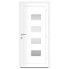 White Exterior Door 100x210 cm Aluminum and PVC