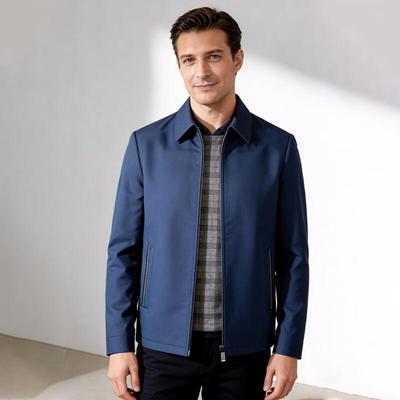 Мужская куртка в стиле business casual с отложным воротником LMYC5760-20