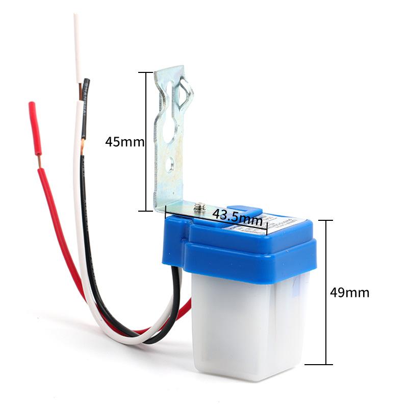 Street Light Switch AC220V 10A Photocell Sensor Automatic On Off Outdoor Lighting Controller for Energy Saving Garden Lamp