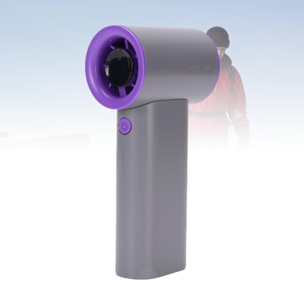 Portable Handheld Fan, Gray, 3600mAh, USB Rechargeable, Quiet & Adjustable
